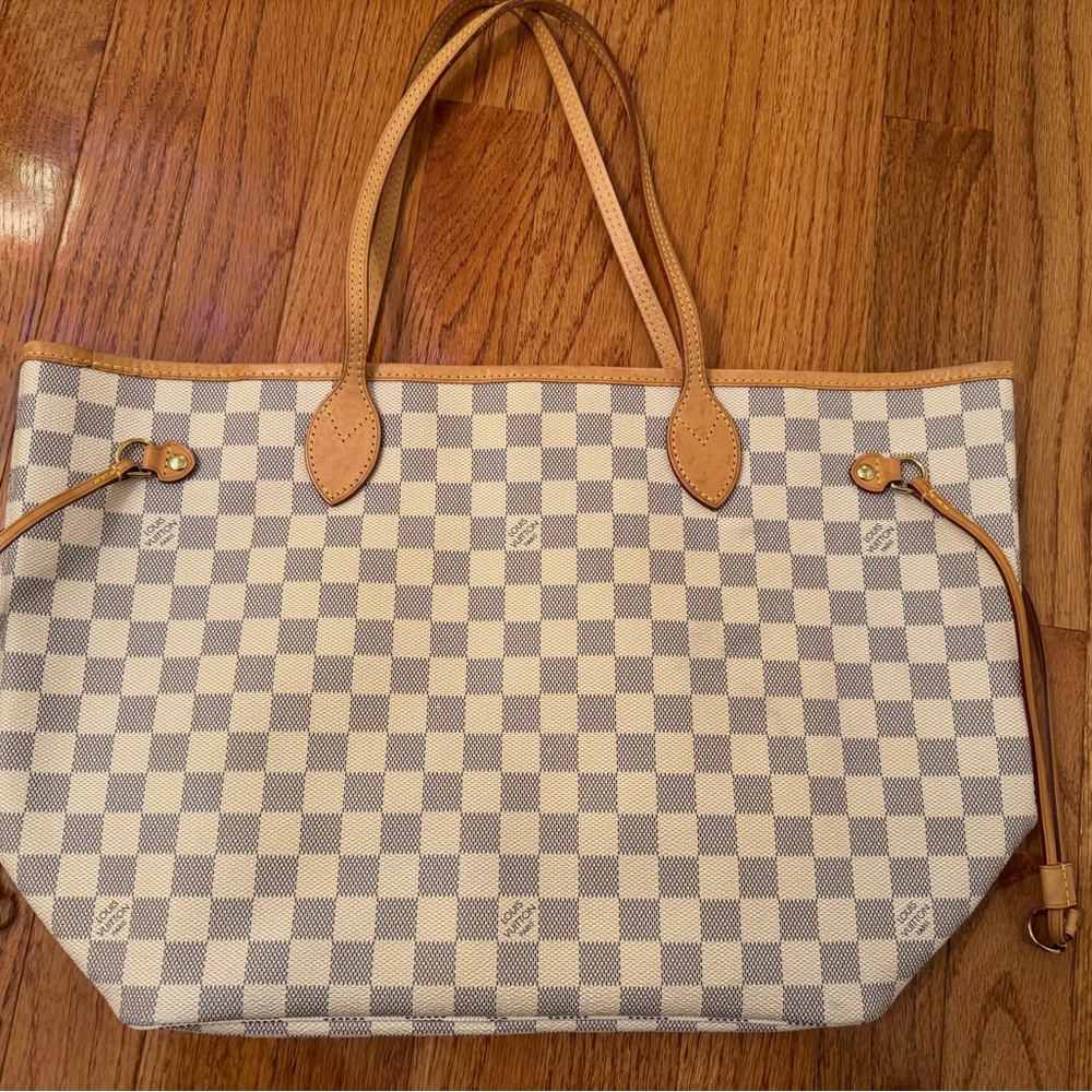 Louis Vuitton never full MM Damier Azur